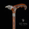 Raven Walking Cane wood & bronze 