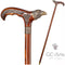 Raven Walking Cane wood & bronze 