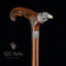 Raven Walking Cane wood & bronze 