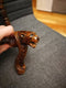 Replacement Ergonomic Wooden Handle for Walking Stick Cane without a shaft