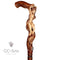 Erotic Wooden cane walking stick 