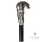 Zeus Walking Stick Cane Staff Stylish Art Stone Handle, wooden shaft Walking Cane for man women old people comfortable