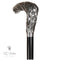 Zeus Walking Stick Cane Staff Stylish Art Stone Handle, wooden shaft Walking Cane for man women old people comfortable