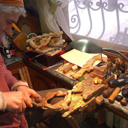 RAM Light Wood Carved Walking Stick Cane - GC-Artis Walking Sticks Canes