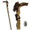 She Bear Mother with teddy bear Wooden Walking Stick Cane Light - GC-Artis Walking Sticks Canes