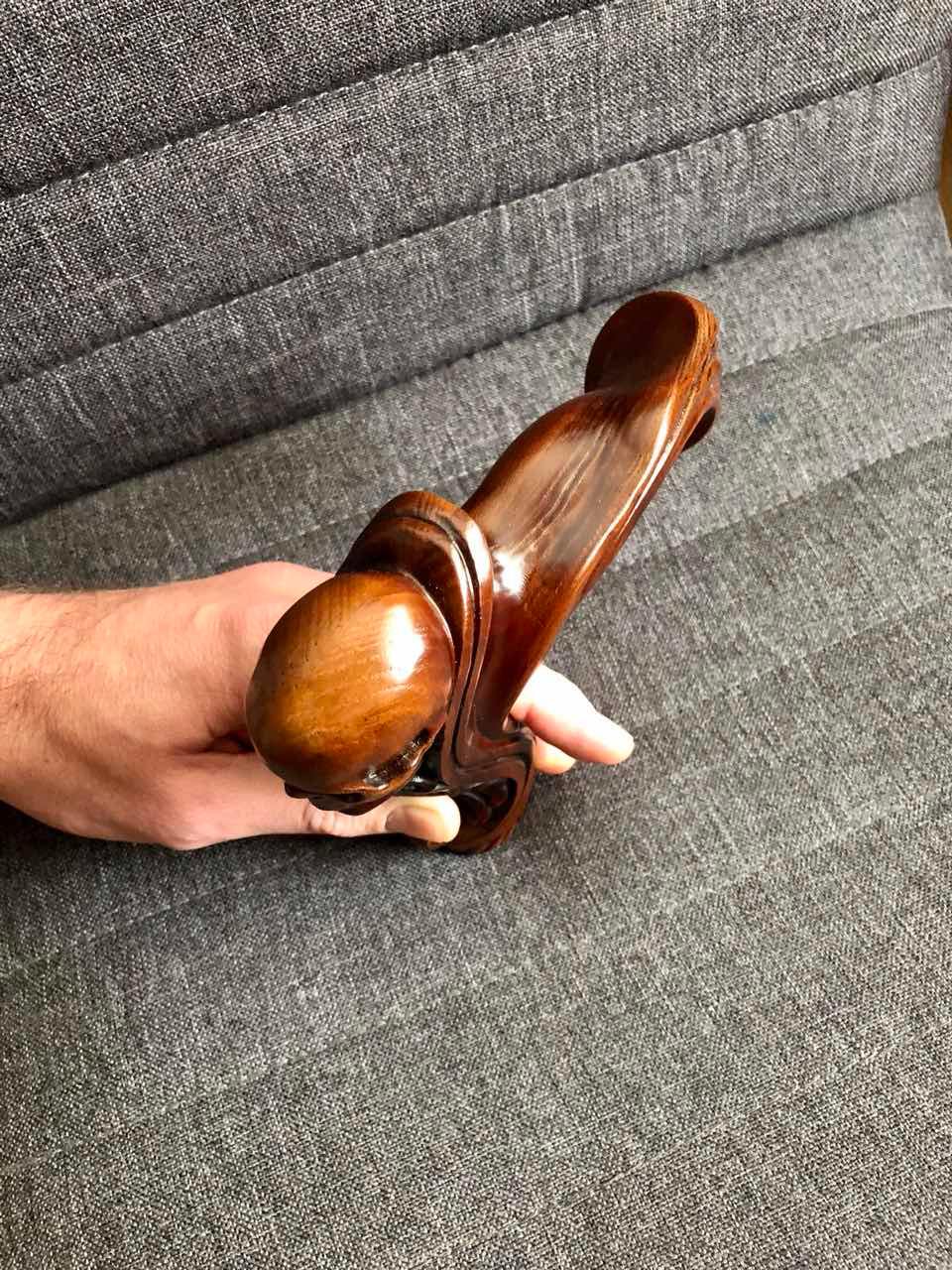 Skull Head Cane Wooden Walking Stick Anatomic Grip - GC-Artis Walking Sticks Canes