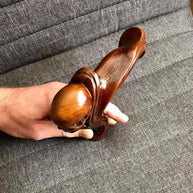 Skull Head Cane Wooden Walking Stick Anatomic Grip - GC-Artis Walking Sticks Canes